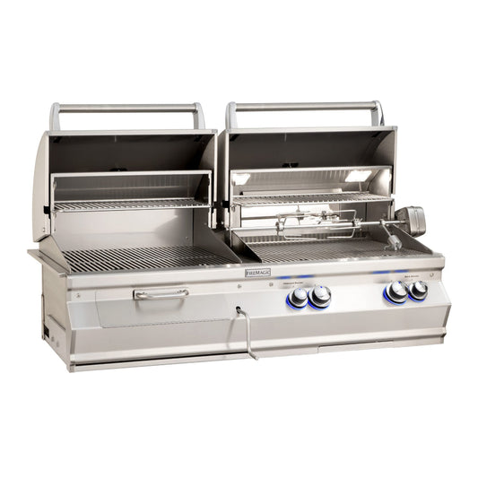 Aurora A830i Gas/Charcoal Combo Built-in Grill Head