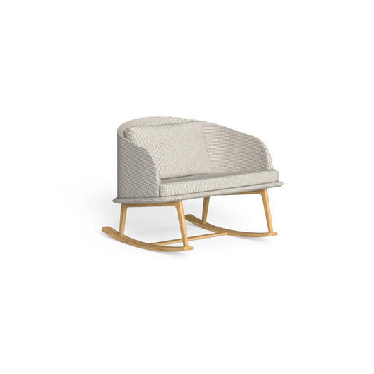 CleoSoft Wood Rocking Chair