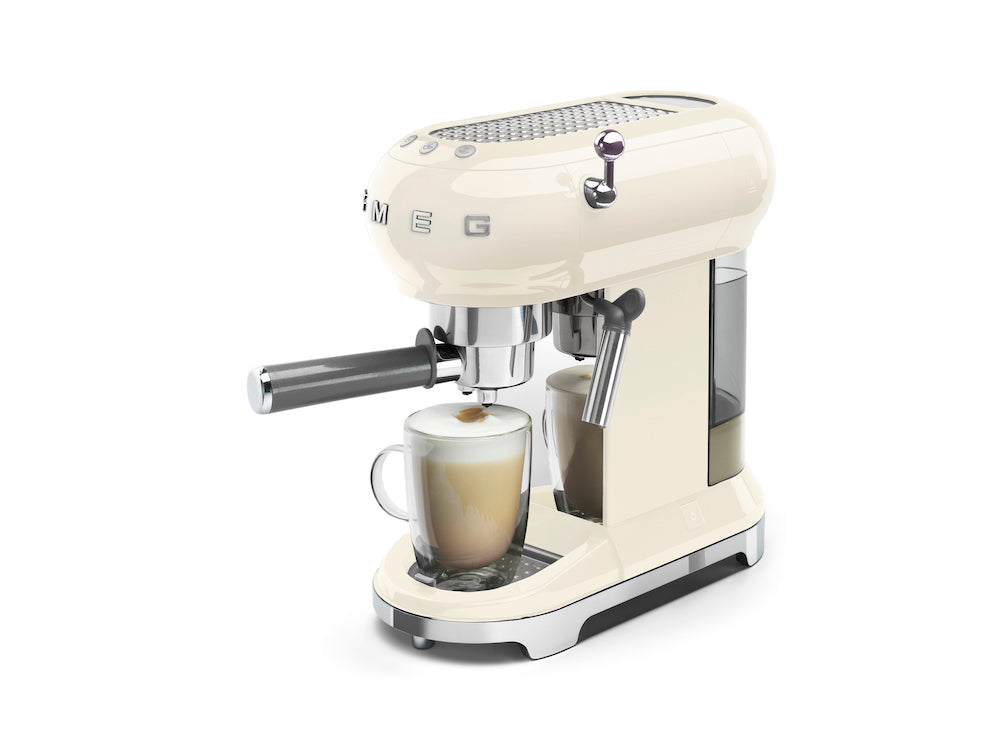 Smeg Espresso Manual Coffee Machine 50's Style ECF01