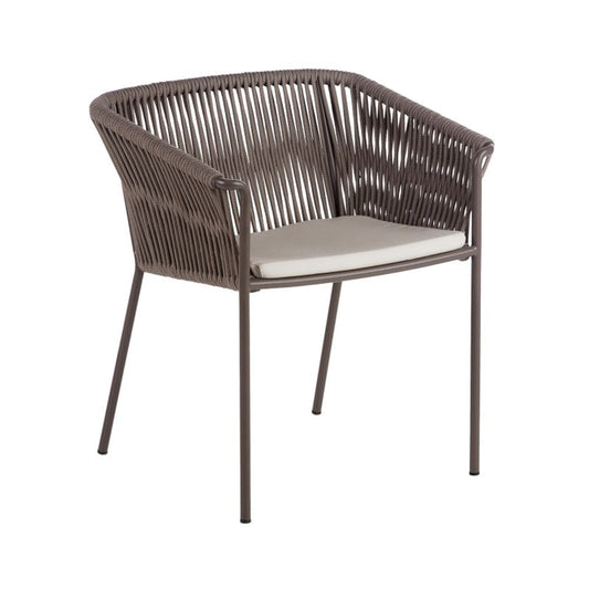 Weave High Back Dining Armchair
