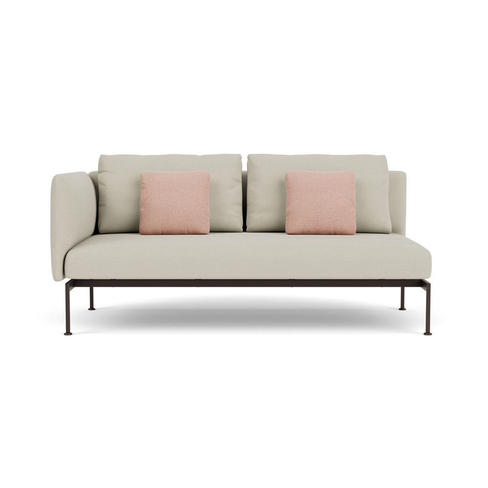 Layout Two Seater Sofa with High Right Arm