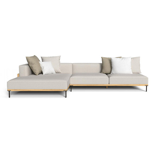 CleoSoft Wood Modular Sofa