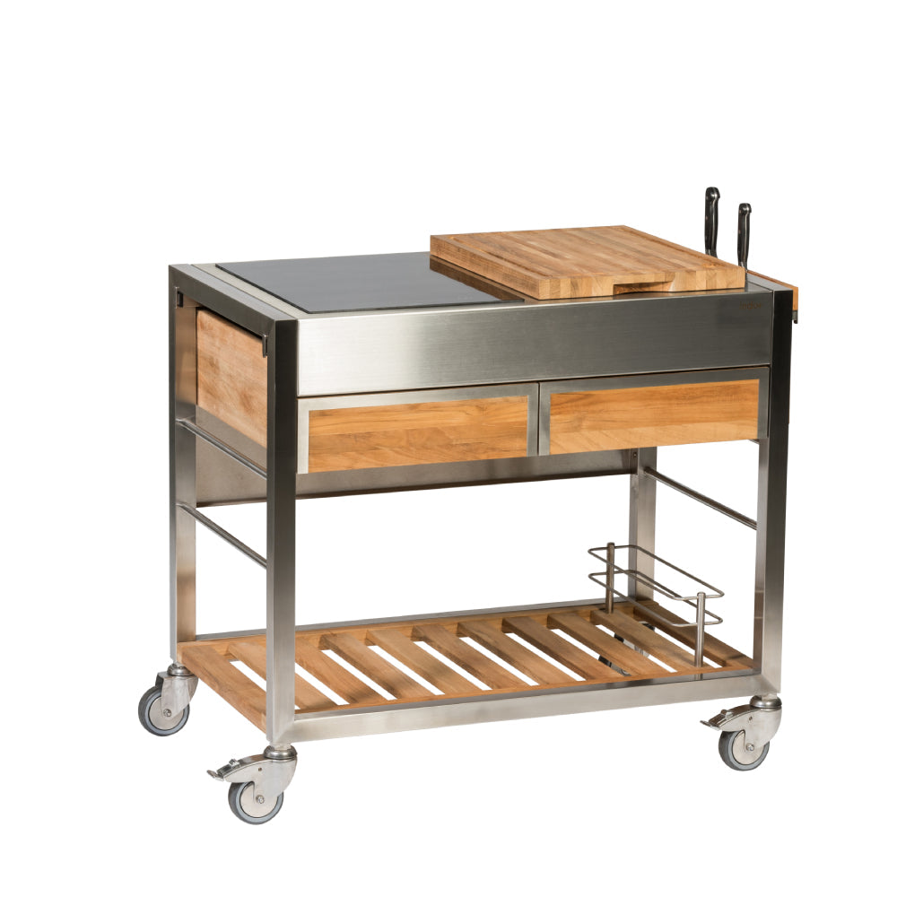 Tomboy Duo Electric BBQ Grill Cart