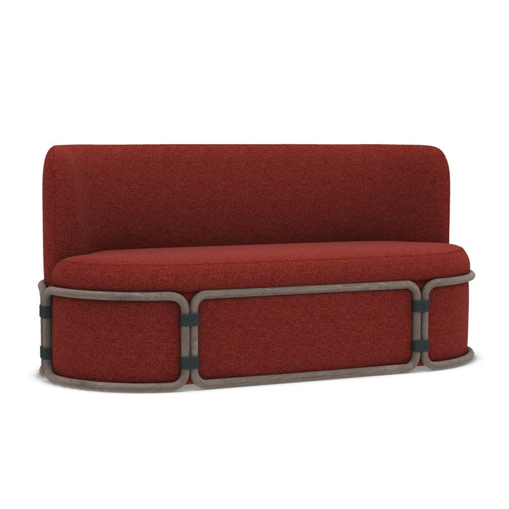 Rotin Two Seater Sofa without Arm