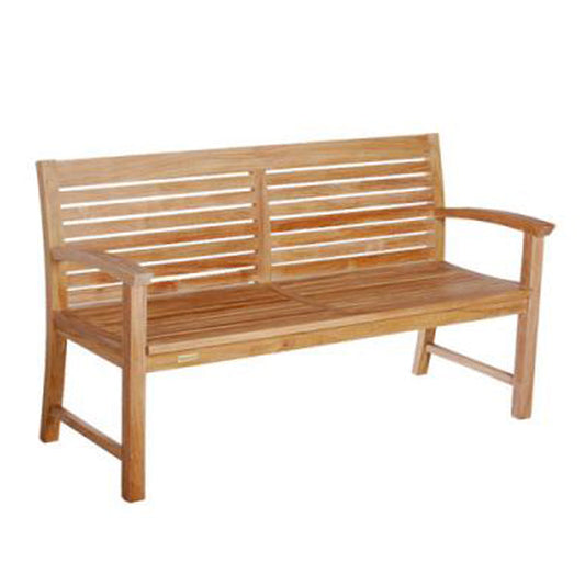 Abacus Two Seater Bench with Armrest
