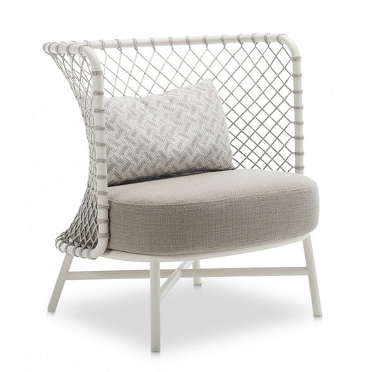 Charme Armchair in White Frame