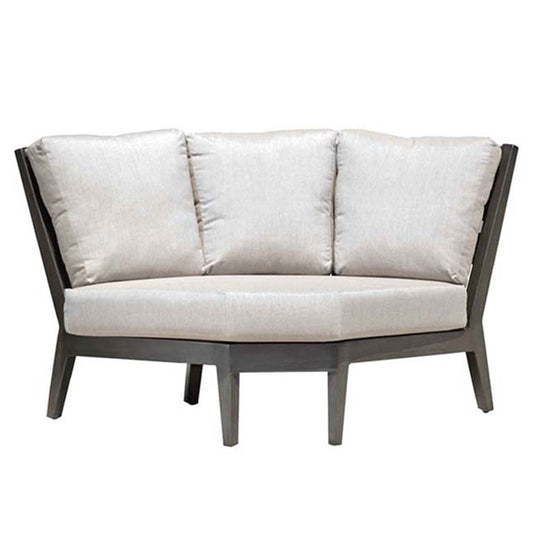 Lucia Curved Corner Single Seater Sofa withour Arm