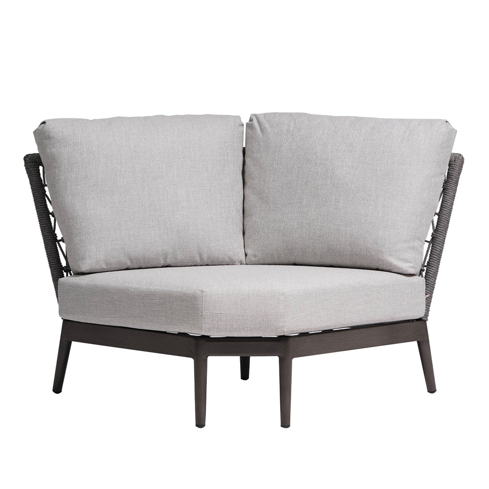 Poinciana Curved Corner Single Seater Sofa without Arm