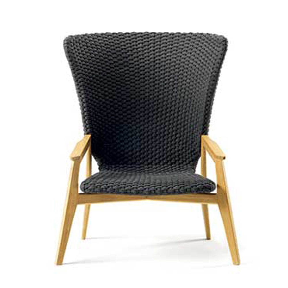 Knit High Back Lounge Armchair