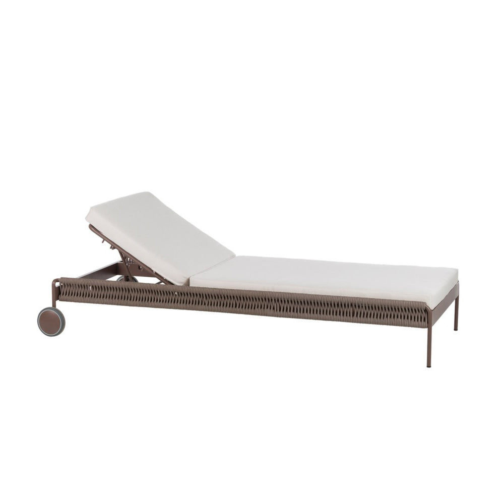 Weave Single Lounger with Wheels