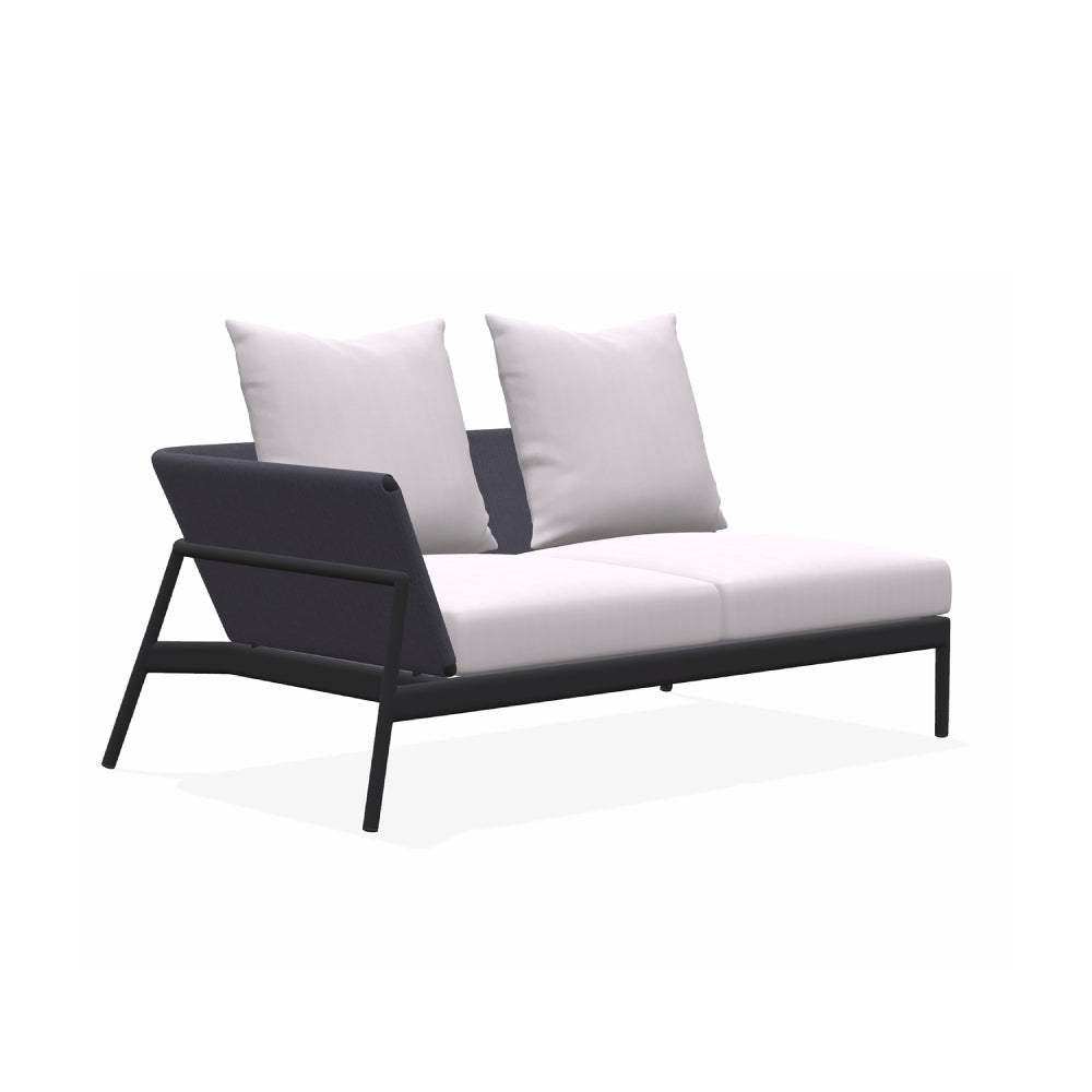 Piper 004 Sectional Two Seater Sofa with Right Arm