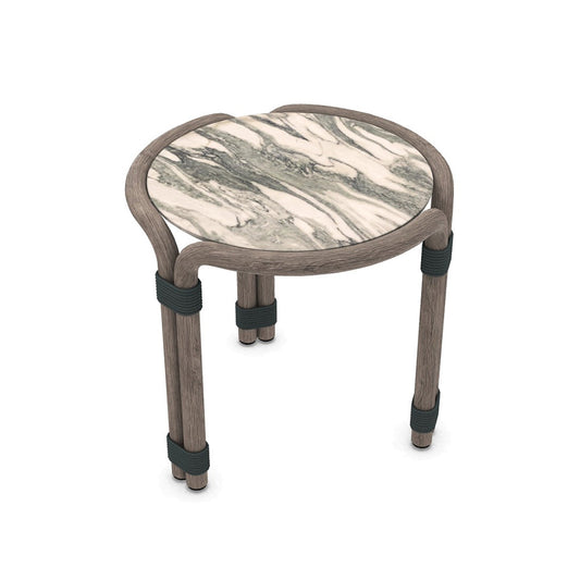 Rotin Small Round Coffee Table