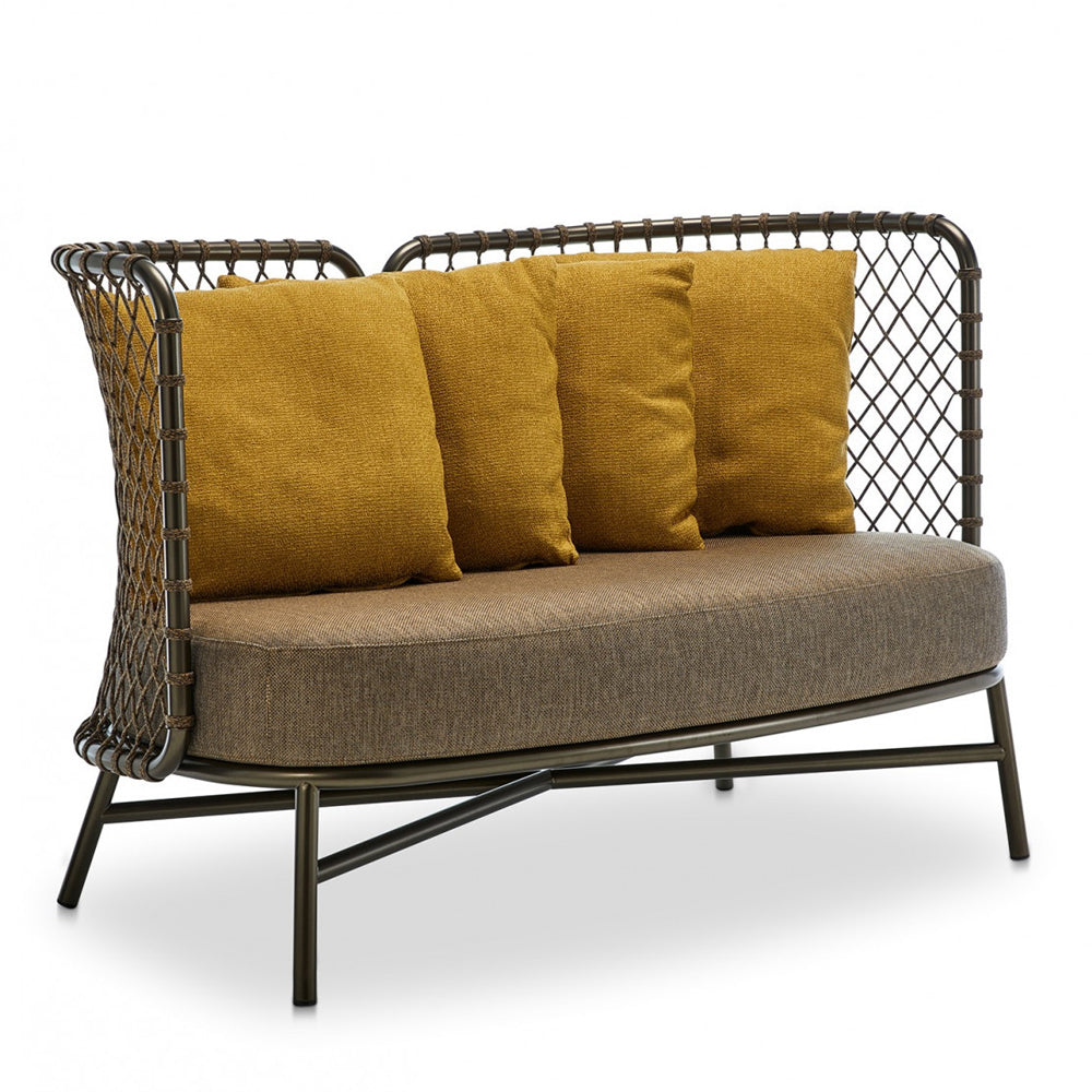 Charme Two Seater Sofa in Bronze Frame