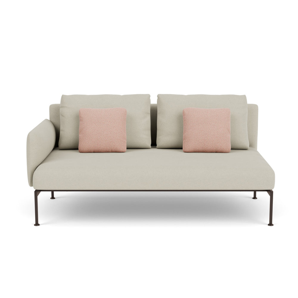 Layout Two Seater Sofa with Low Right Arm